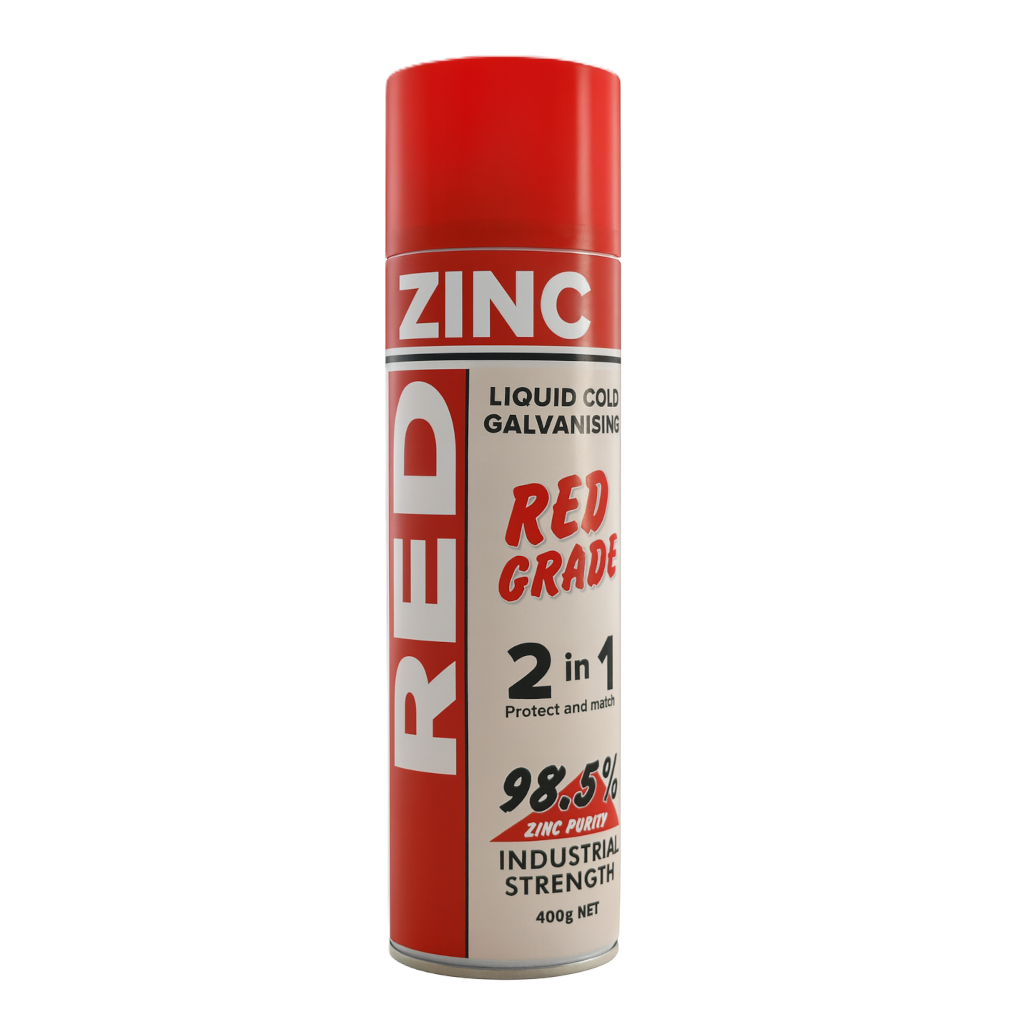 Zinc Aerosol Spray, WCC, Rust and Corrosion Protectant, Red, 400g - Each