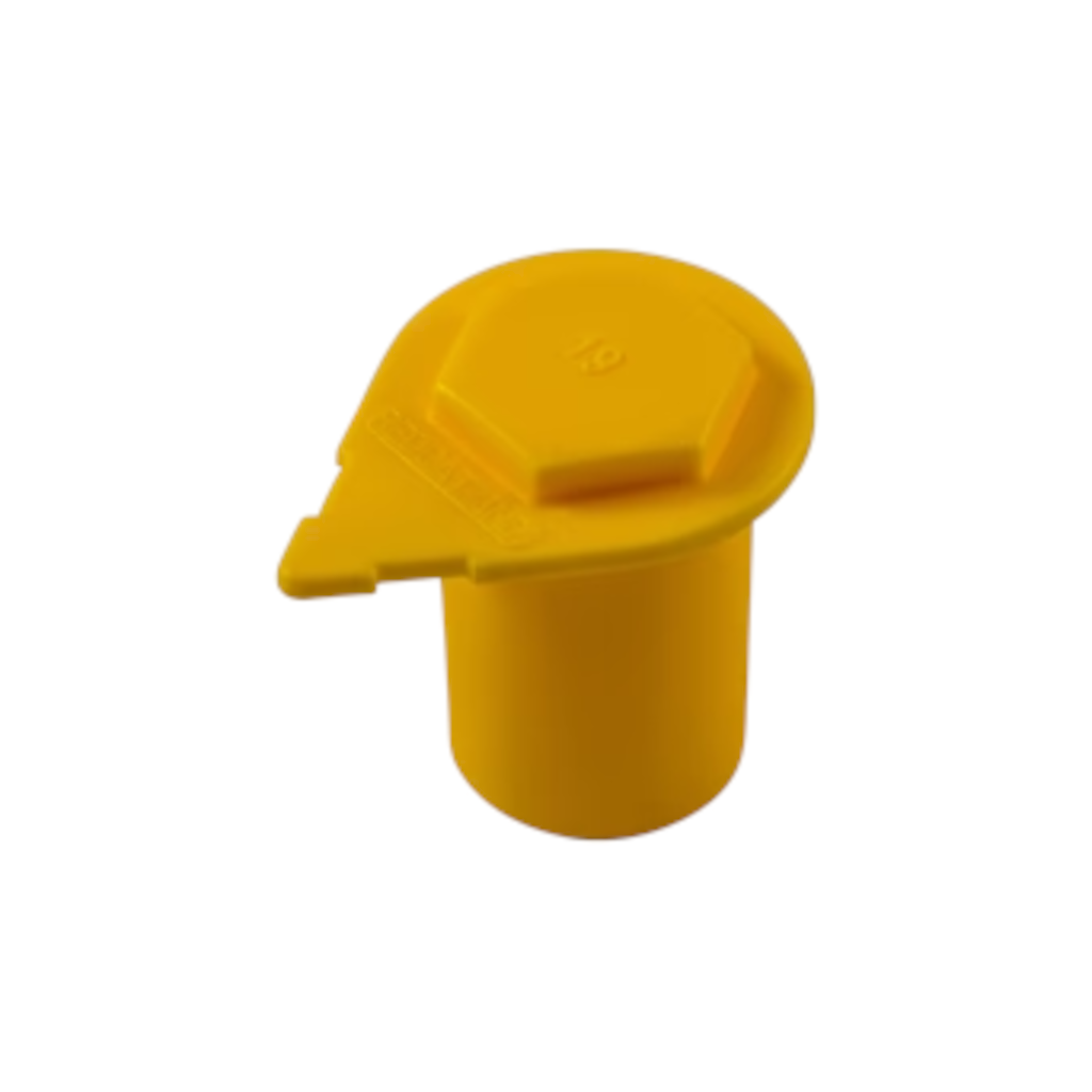 Wheel Nut Indicator, Extended Cap, Yellow, 32mm - Each