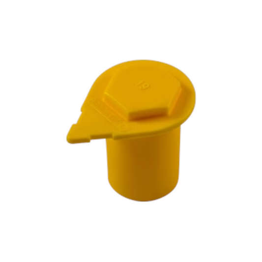 Wheel Nut Indicator, Extended Cap, Yellow, 27mm - Each