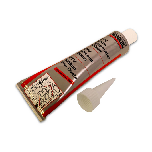 Silicone, Winkel, RTV, Gasket Plus, Solvent Free, Elastic Finish, -50 to 300 Degrees, Black, 70ml - Each