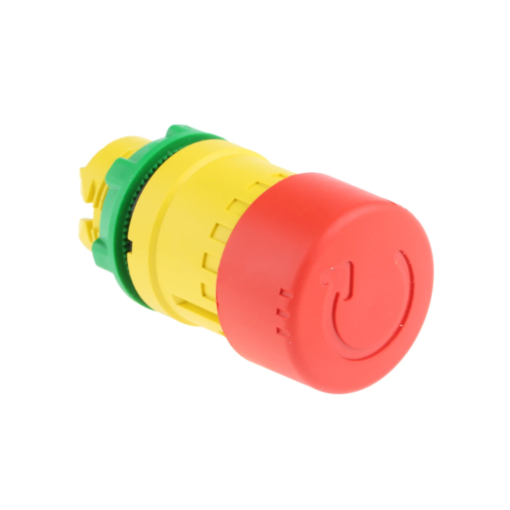 Switch Component, Schneider, Emergency Stop Head, Red, 30mm - Each